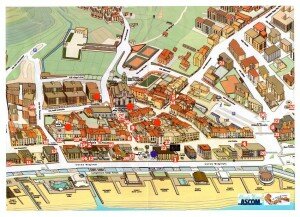 Un mare di matite: la mappa
